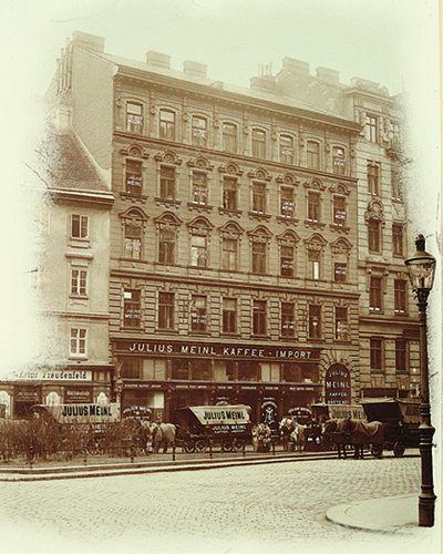 Julius Meinl roasting plant Vienna in 1891